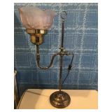 Antique Gas Lamp Converted to 110v Antique Gas Lamp Converted to 110v