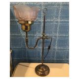 Antique Gas Lamp Converted to 110v