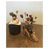 Vintage Hat Pins & Pin Cushions