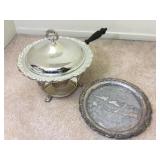 Silver Plated Chafing Dish and More