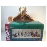 Christmas Nativity Set And Manger