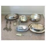 Silver Plated Appetizer Trays, Utensils, and more Silver Plated Appetizer Trays, Utensils, and more