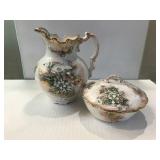 T&R Boote Waterloo Potteries England Pitcher & T&R Boote Waterloo Potteries England Pitcher &