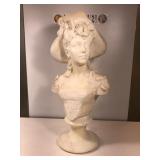 Antique Alabaster Bust  "As-is"