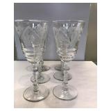Etched Wine Glasses Etched Wine Glasses