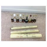 Small Bottles and horoscope scrolls Small Bottles and horoscope scrolls