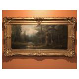 H.A. Duessel Antique Oil Painting on Canvas Signed H.A. Duessel Antique Oil Painting on Canvas Signed