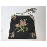 Vintage Silk Embroidered Purse Made in India