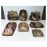 Victorian Style Coin Purses , Glasses Holder &