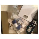 Personal care items,bathroom scale, ,hair dryer,