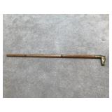 Vintage Wood & Brass Egyptian Style Cane