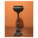 Vintage Ornate Cast Iron Plant Stand Vintage Ornate Cast Iron Plant Stand
