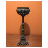 Vintage Ornate Cast Iron Plant Stand