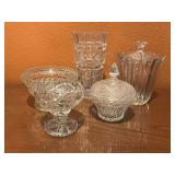 Cut Glass Entertaining Set Cut Glass Entertaining Set