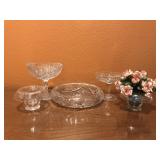 Cut Glass Bowls & Vases