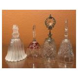Cut Glass Bells , One Cut To Clear Cut Glass Bells , One Cut To Clear