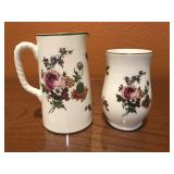 Antique Royal Doultan Pitcher & Cup Antique Royal Doultan Pitcher & Cup