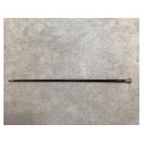 Antique Black & Gold Plated Top Walking Stick Antique Black & Gold Plated Top Walking Stick