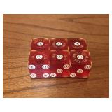 Dunes Casino Vintage Bullseye Dot Dice Dunes Casino Vintage Bullseye Dot Dice