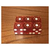Dunes Casino Vintage Red Dice Dunes Casino Vintage Red Dice