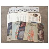 Vintage Review Journal Holiday Song Books & More Vintage Review Journal Holiday Song Books & More