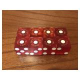 Dunes Casino Vintage Red Dice Dunes Casino Vintage Red Dice