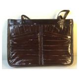 Genuine Eel skin Handbag- Lined