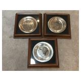 Norman Rockwell Collectible Plates Framed Norman Rockwell Collectible Plates Framed