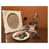 Vintage Rose Capodimonte Plate & More Vintage Rose Capodimonte Plate & More
