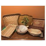 Collection of Serving Trays Various Sizes