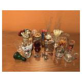 Vintage Courvoisier Flask, Glasses & More Vintage Courvoisier Flask, Glasses & More
