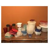 Large Collection of Tupperware & more