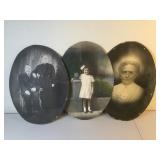 Vintage Photos - Large Oval  2 With glass