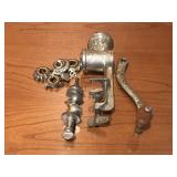 Antique Universal Meat Grinder w/ Attachments