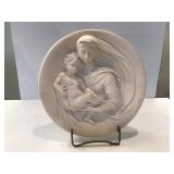 Vintage Inoclay Prophetic Madonna Plate Vintage Inoclay Prophetic Madonna Plate