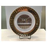Mammattan Ware 22KT Gold Last Supper Plate Mammattan Ware 22KT Gold Last Supper Plate