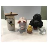 Vintage Piggy Banks & More