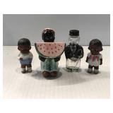 Black Americana Vintage Salt  Pepper Shaker & More