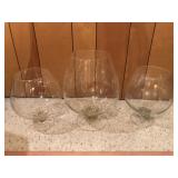 Oversized Glass Goblets Oversized Glass Goblets