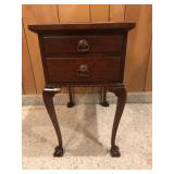 Vintage Mahogany Chippendale Side Table