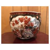 Vintage Oriental Koi Pot Vintage Oriental Koi Pot
