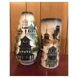 Vintage Sasha Brastoff Vases Vintage Sasha Brastoff Vases