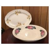 Homer Laughlin Large Serving Bowl & More