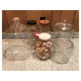 Oversized Glass Storage Jars & More Oversized Glass Storage Jars & More