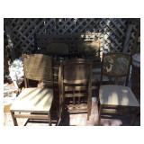 8 Vintage foldable chairs 8 Vintage foldable chairs