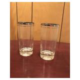 Javit Crystal Vintage Young Love Platinum Glasses Javit Crystal Vintage Young Love Platinum Glasses