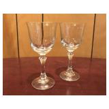 Vintage Set of Sherry Glasses Vintage Set of Sherry Glasses