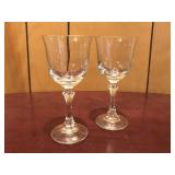 Vintage Set of Sherry Glasses