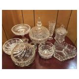 Cut Glass Candy Dishes & More