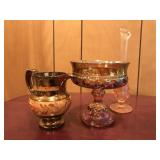 Colored Glass Decorative Items